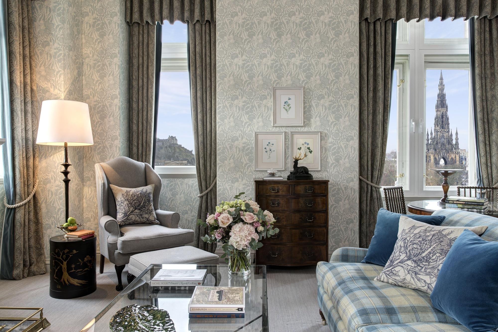 The Balmoral Hotel Edinburgh Exterior photo Interior of a suite at the Waldorf Astoria Edinburgh - The West End