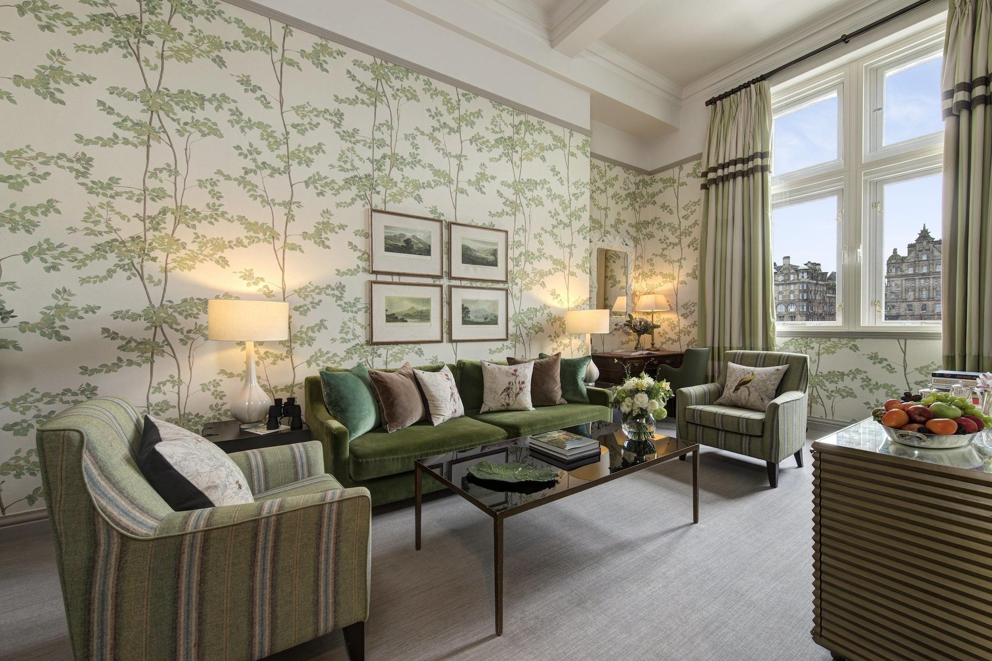 The Balmoral Hotel Edinburgh Exterior photo A living room
